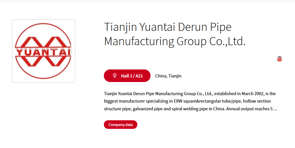 YTDR en Tube Düsseldorf 2026: Acero Estructural de Alto Rendimiento